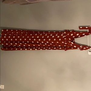 Tie strap, low cut maxi dress